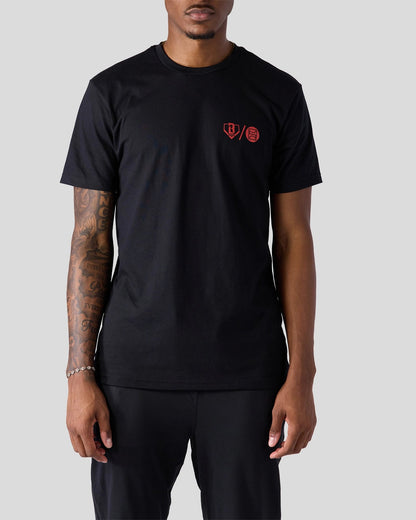 PSD Baseball Lifestyle 101 - Black Tee - Graphic Tee