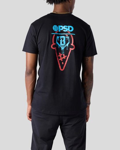 PSD Baseball Lifestyle 101 - Black Tee - Graphic Tee
