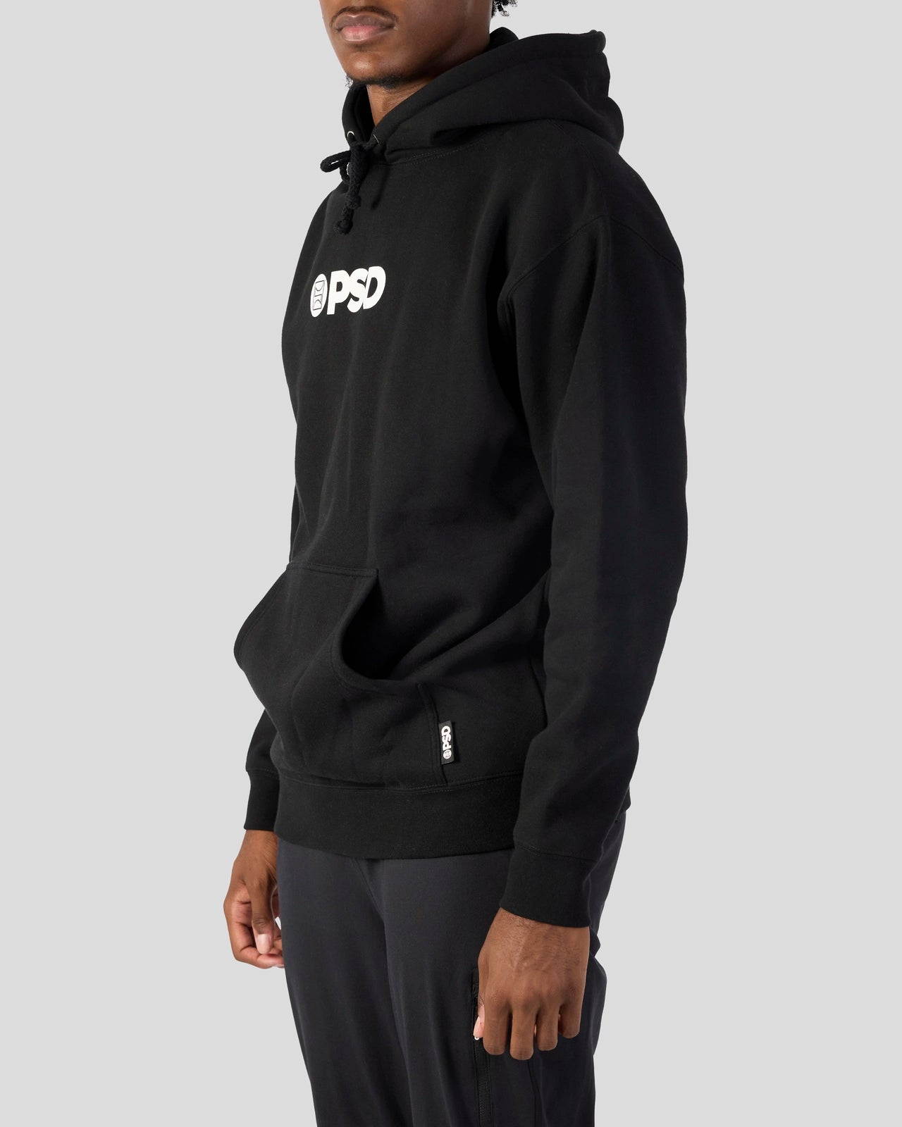 PSD PSD Black Hoodie - Classic Hoodie