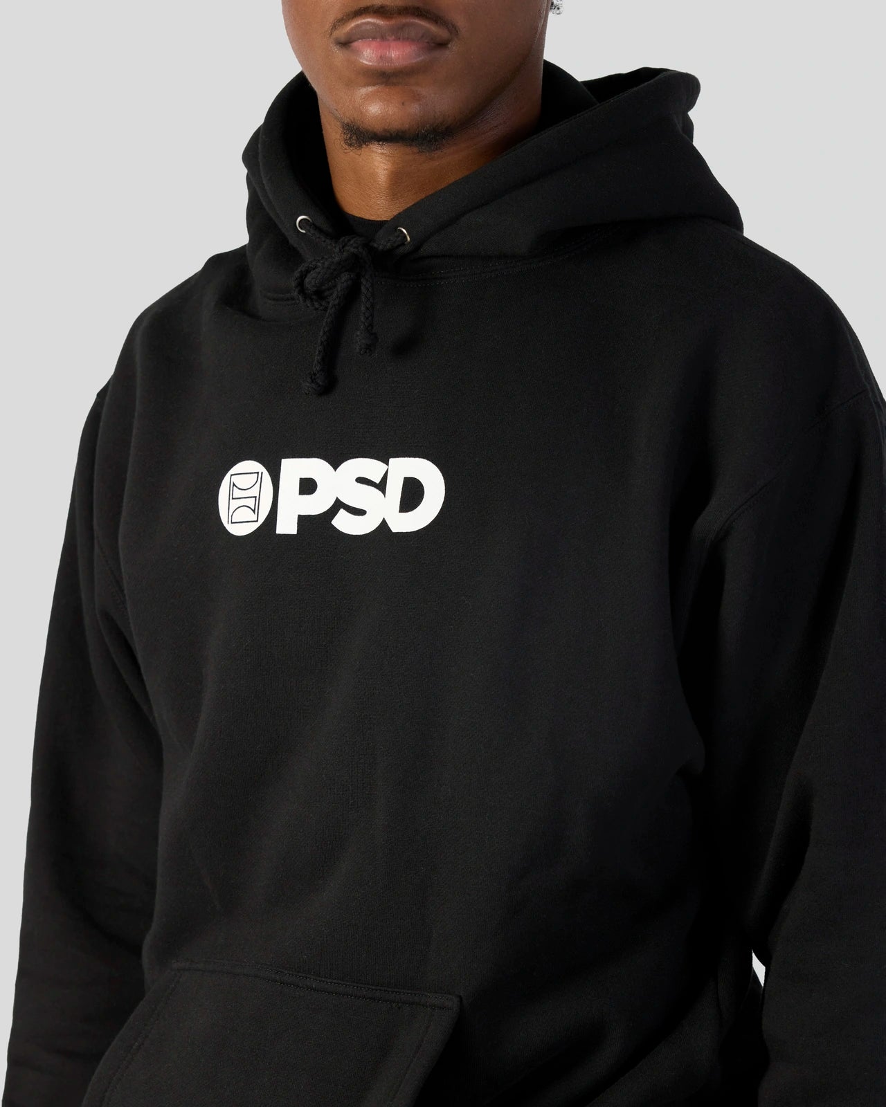 PSD PSD Black Hoodie - Classic Hoodie