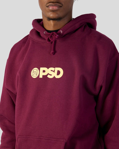 PSD PSD Maroon Hoodie - Classic Hoodie