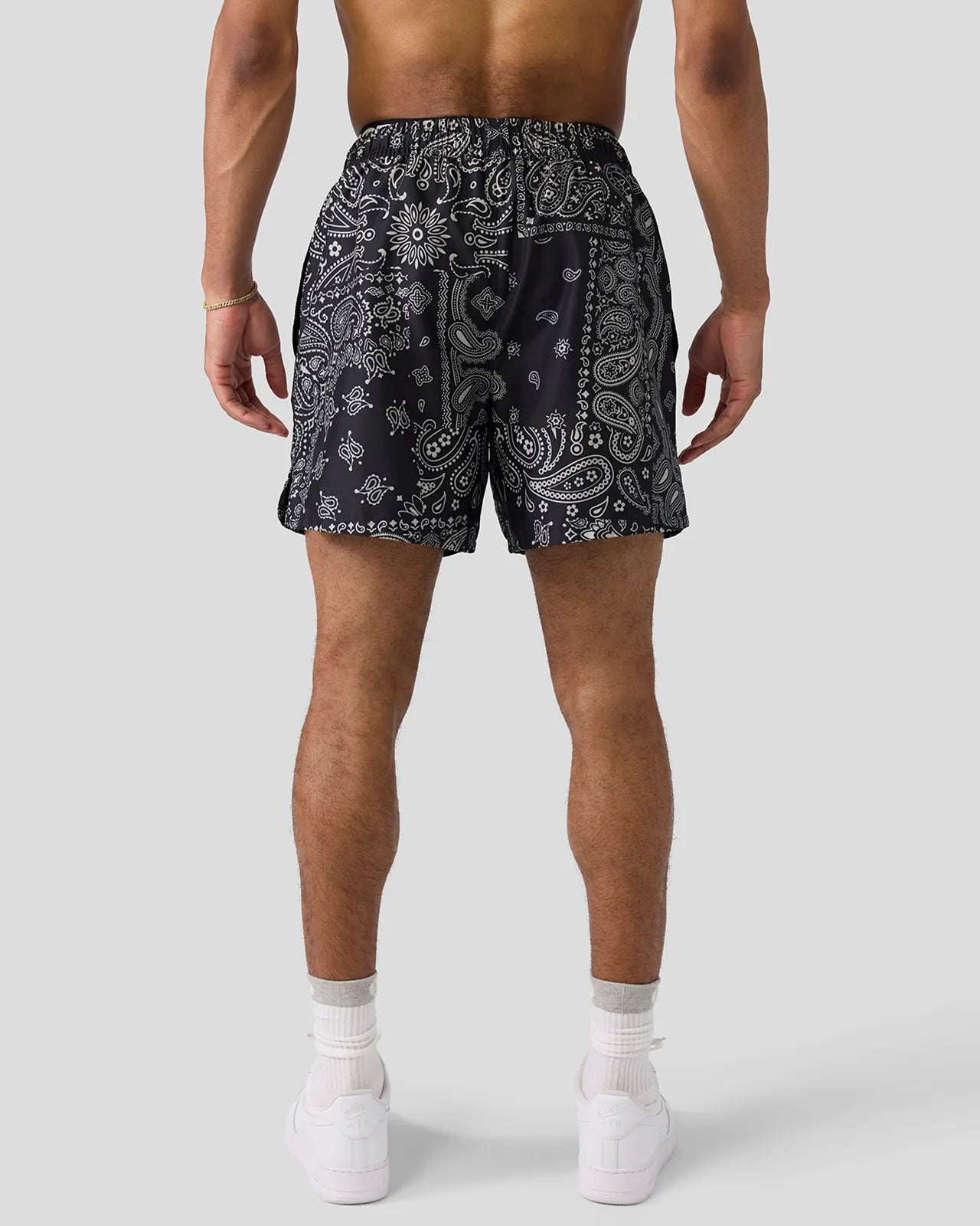 PSD Khaki Paisley Essential Short - Essential Short