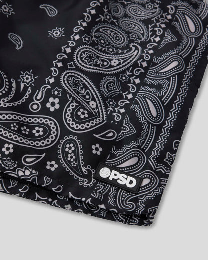 PSD Khaki Paisley Essential Short - Essential Short