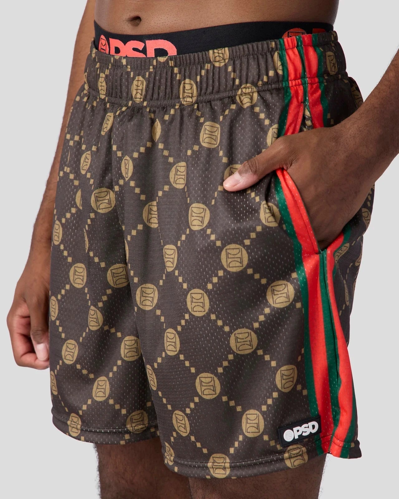 PSD Emblem Lux Brown Active Short - Active Short