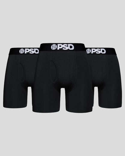 PSD Modal 3 Pack - Black - Standard Length - Modal
