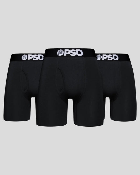 PSD Modal 3 Pack - Black - Standard Length - Modal