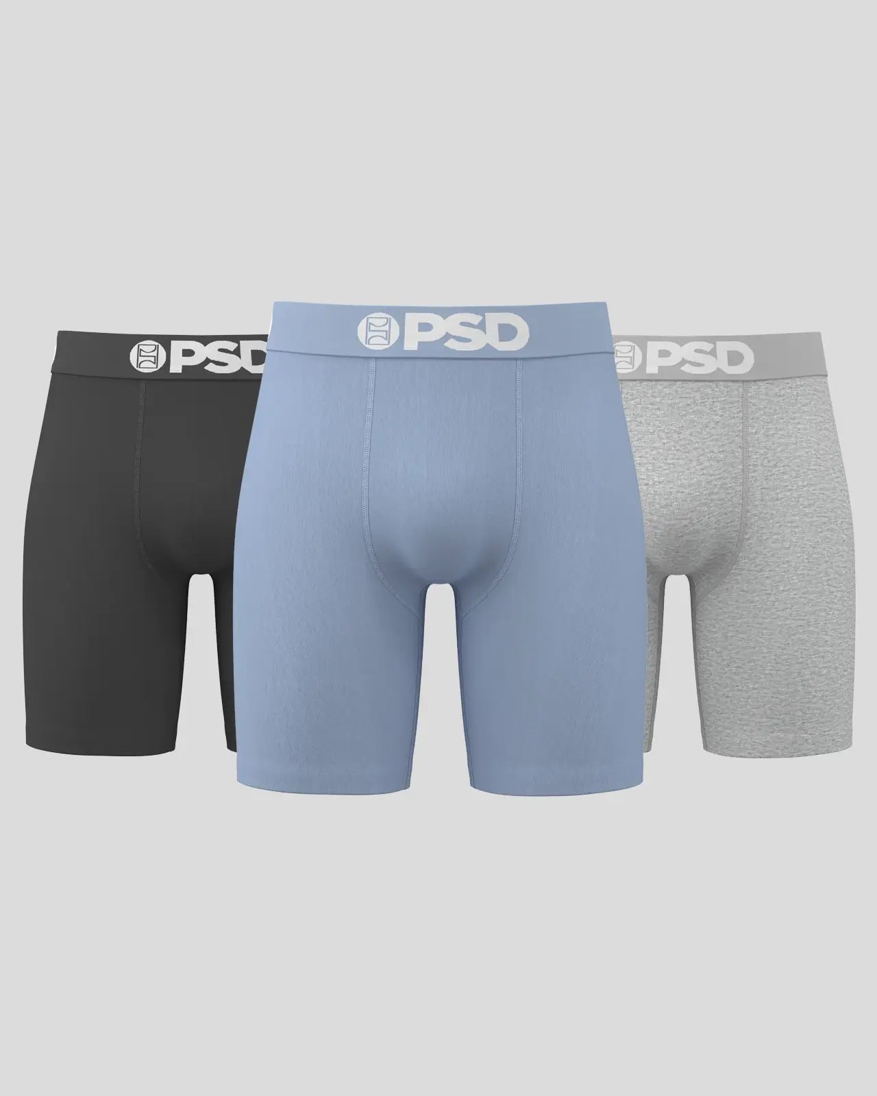 PSD Solids 3 Pack - Core Light Blue - Standard Length - Cotton