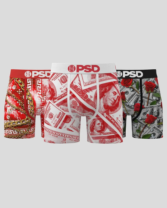 PSD 3 Pack - Red Luxury - Mid Length