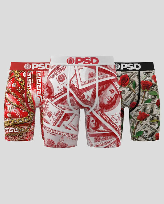 PSD 3 Pack - Red Luxury - Standard Length