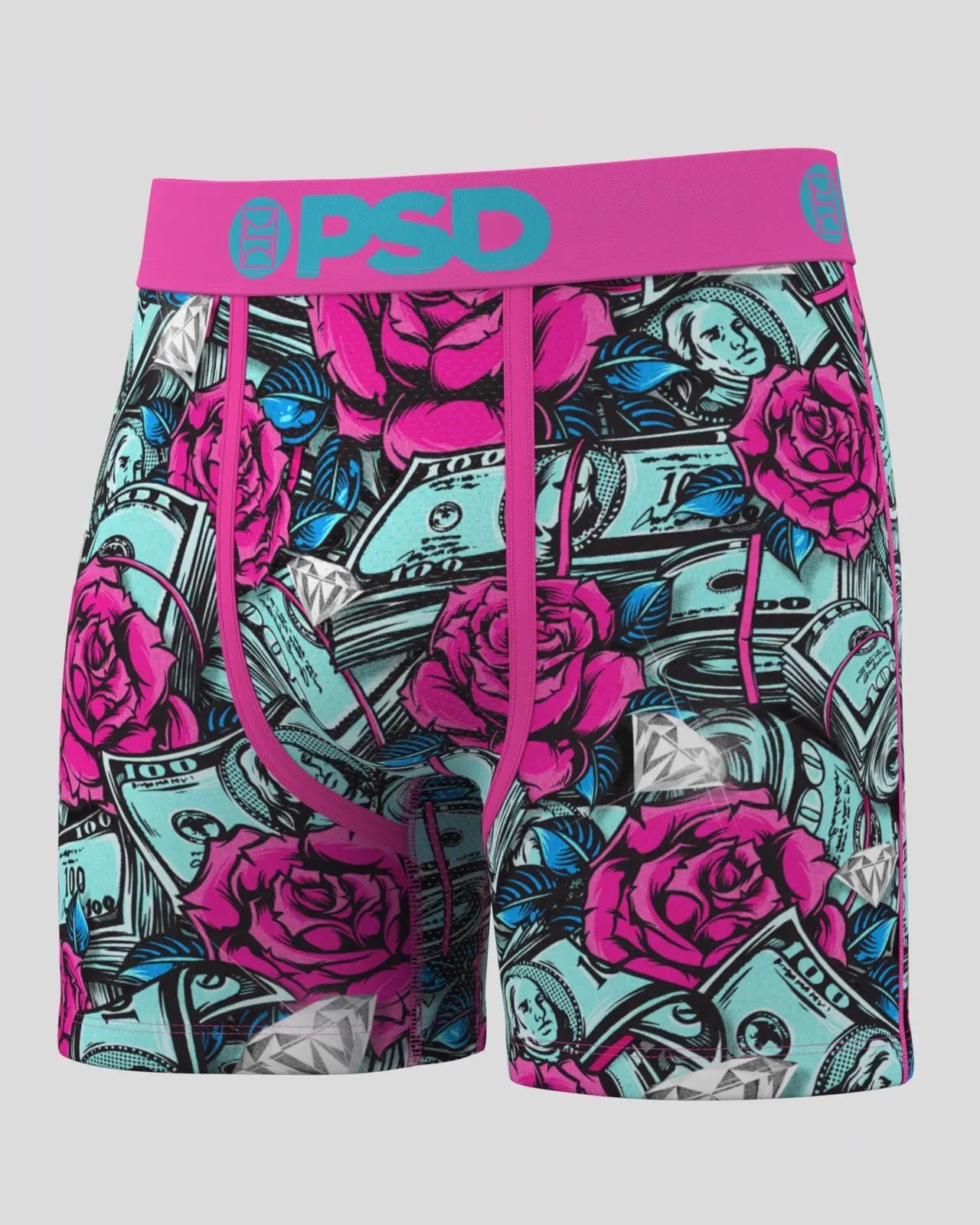 PSD Stacked Roses - Mid Length