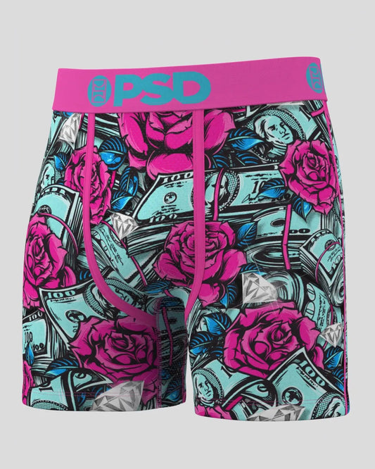 PSD Stacked Roses - Mid Length