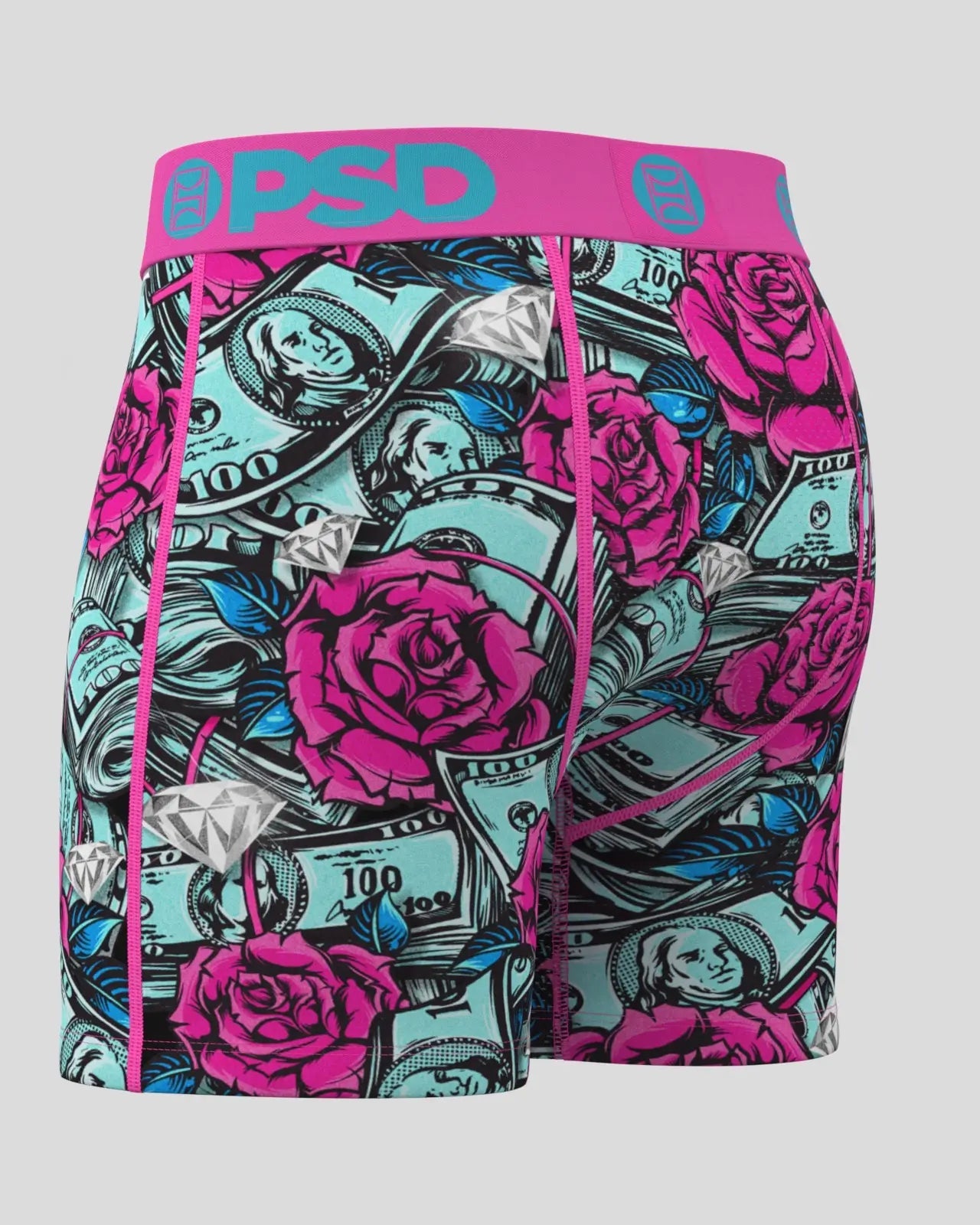 PSD Stacked Roses - Mid Length