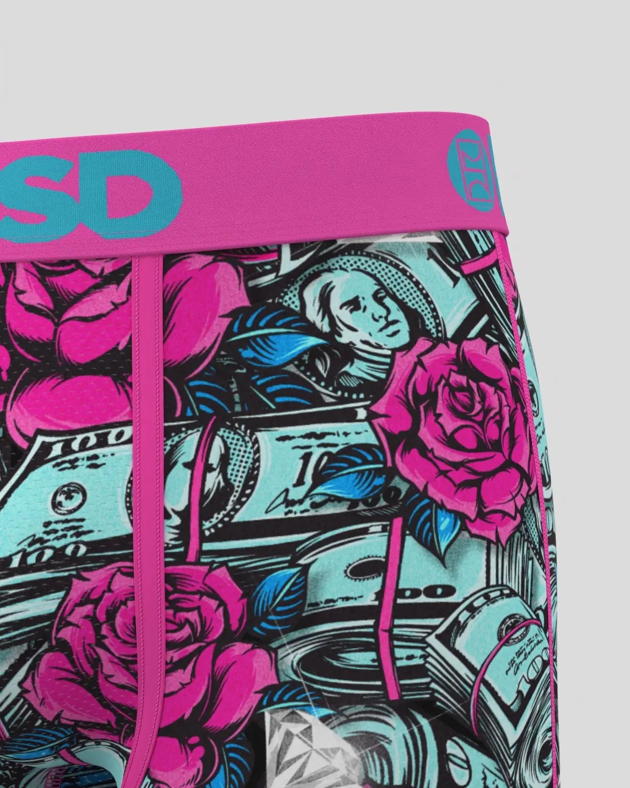 PSD Stacked Roses - Mid Length