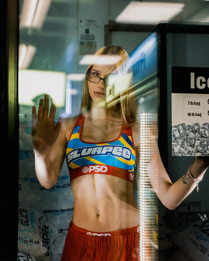 PSD 7-Eleven - Cherry Slurpee - Sports Bra