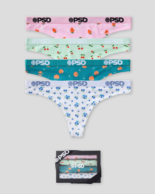 PSD Modal 4 Pack - Fruity - Thong - Modal