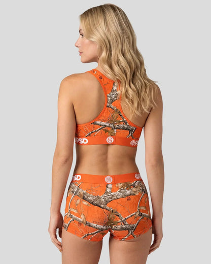 PSD Realtree - Edge Orange - Sports Bra