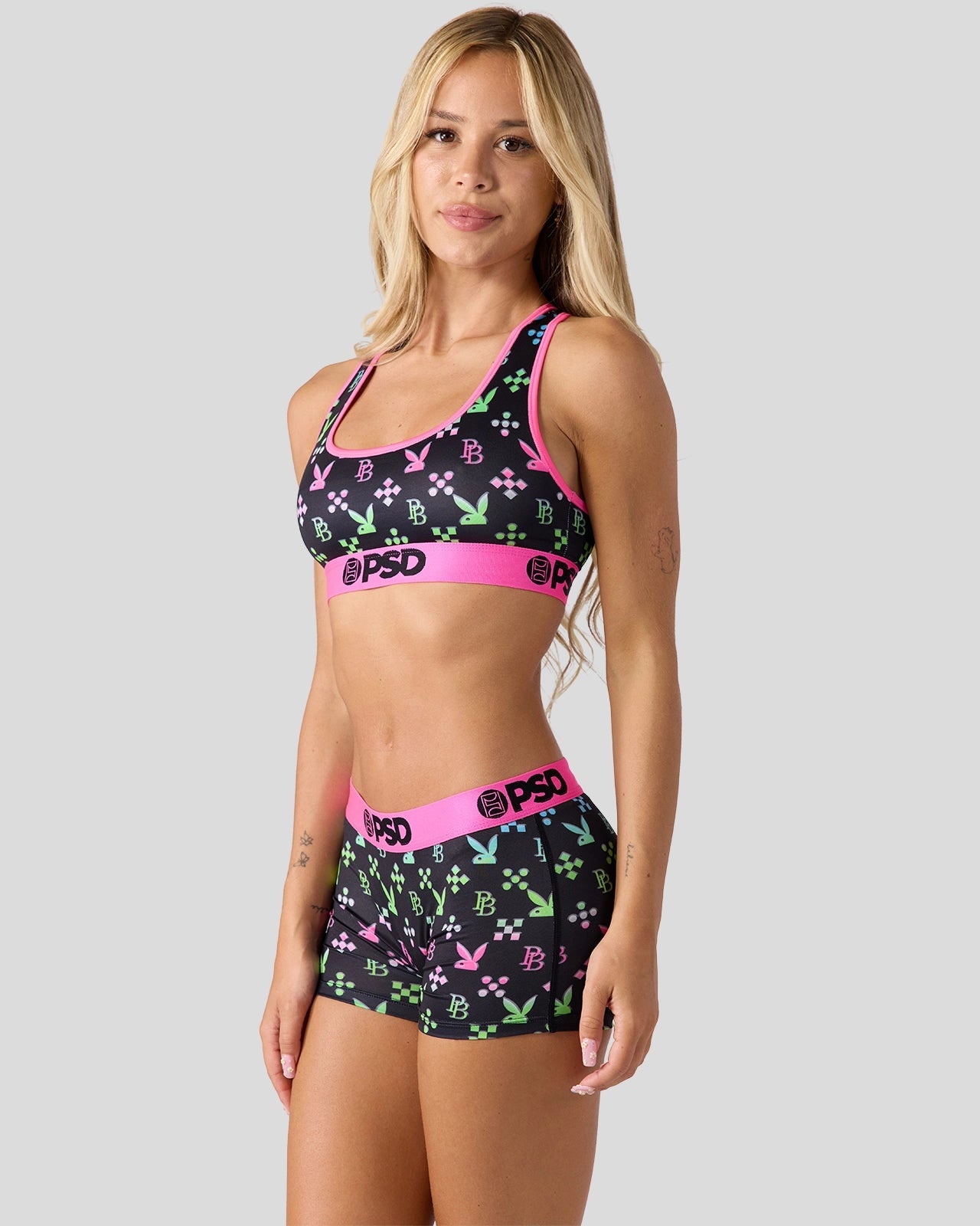 PSD Playboy - Emblem - Sports Bra
