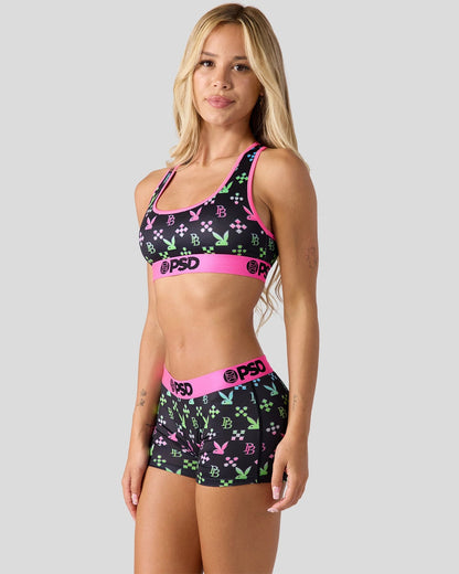 PSD Playboy - Emblem - Sports Bra