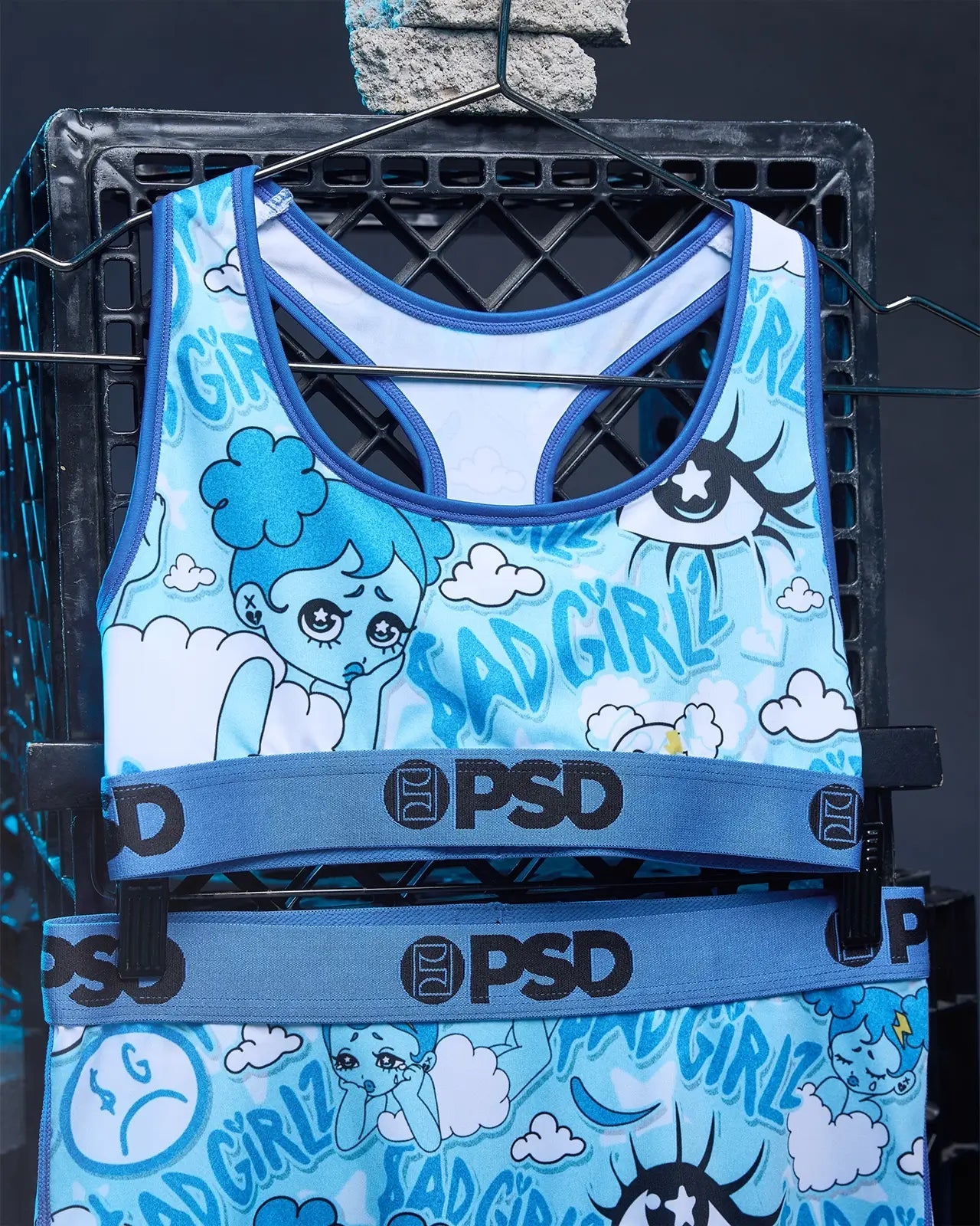 PSD Sad Girlz - Blues - Sports Bra