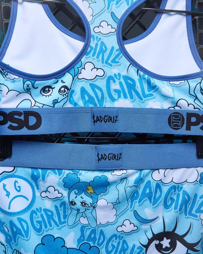 PSD Sad Girlz - Blues - Sports Bra