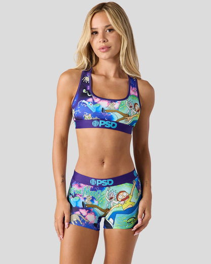 PSD Rick and Morty - Purple Days - Sports Bra