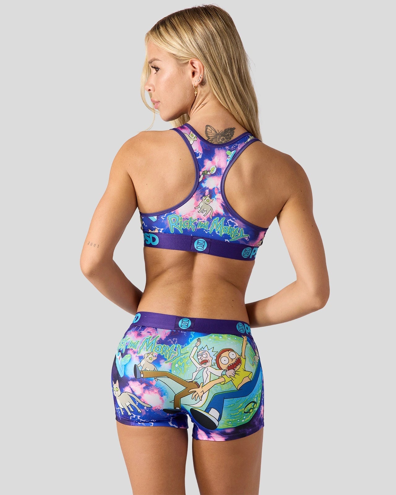 PSD Rick and Morty - Purple Days - Sports Bra