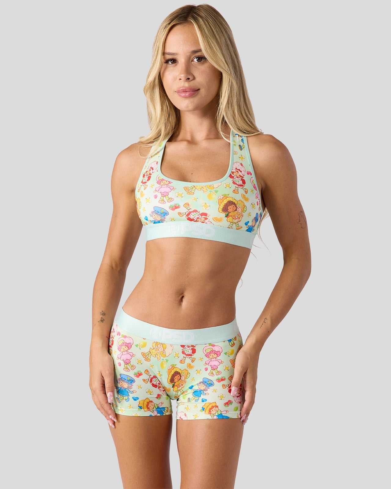 PSD Strawberry Shortcake - Fruitcake - Sports Bra