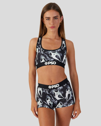 PSD Ghost Face - Dark - Sports Bra