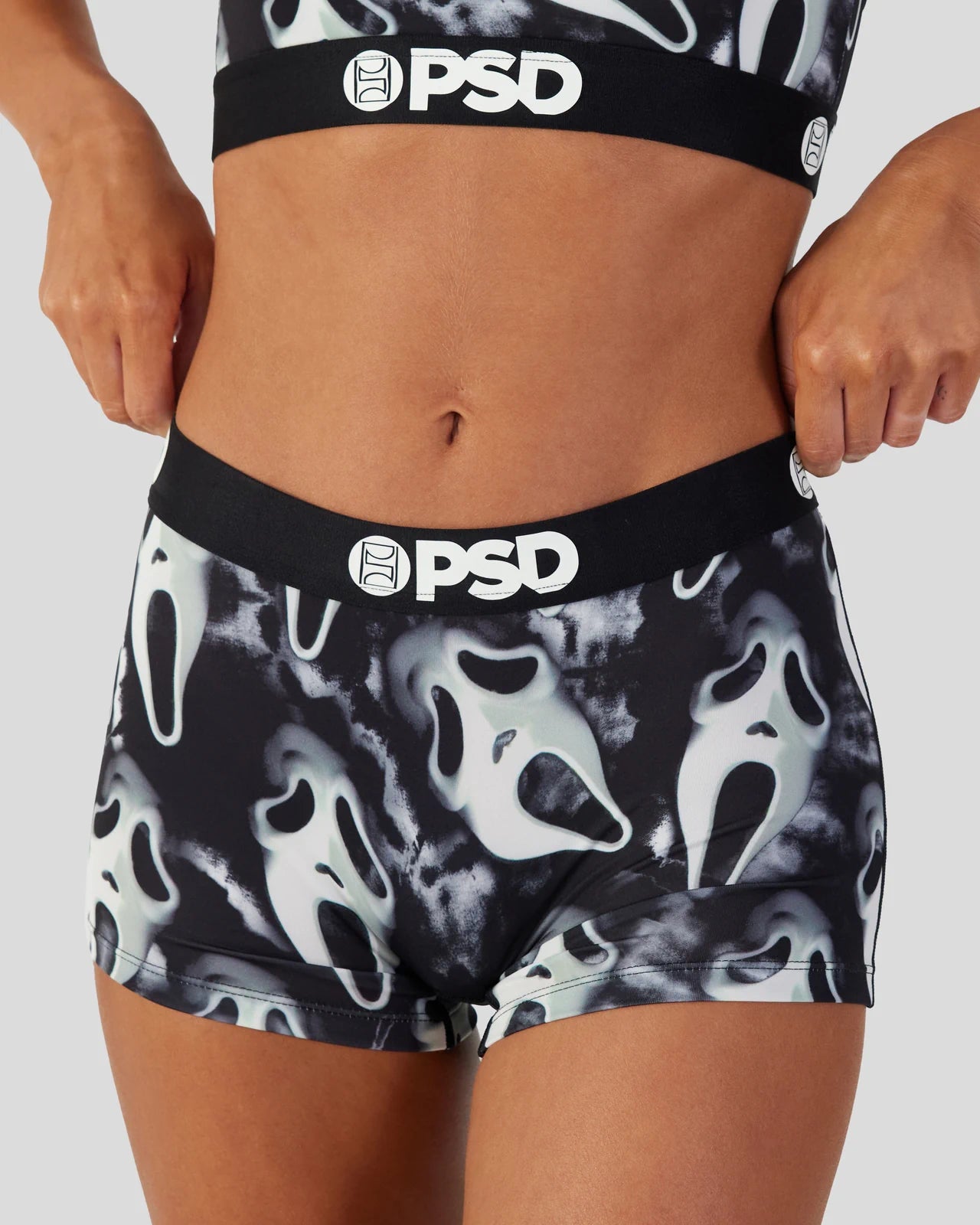 PSD Ghost Face - Dark - Boy Short