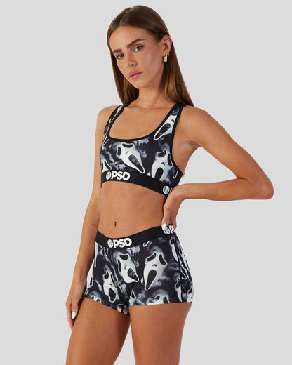 PSD Ghost Face - Dark - Boy Short