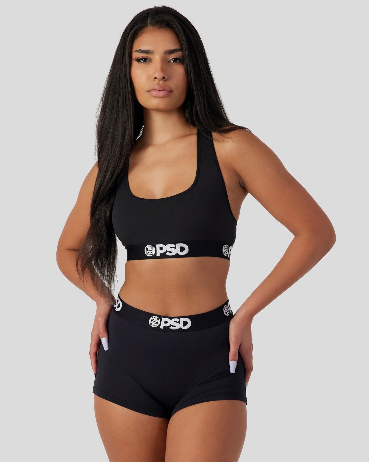 PSD Solids - Black - Sports Bra