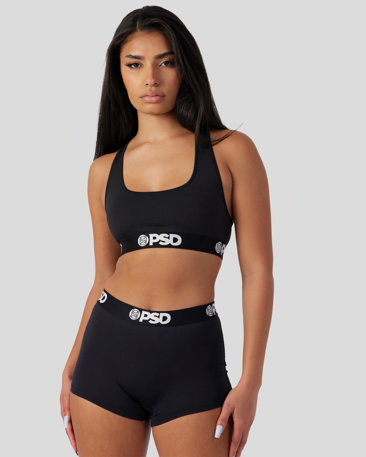 PSD Solids - Black - Boy Short
