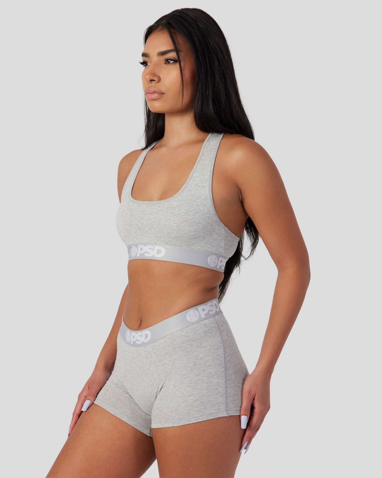 PSD Modal Solids - Athletic Grey - Boy Short - Modal