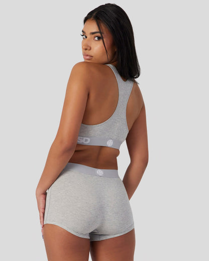 PSD Modal Solids - Athletic Grey - Boy Short - Modal