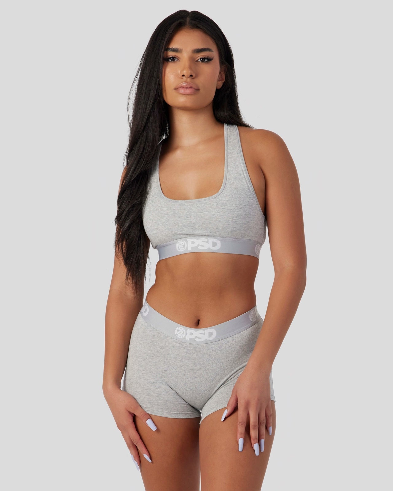 PSD Modal Solids - Athletic Grey - Sports Bra - Modal