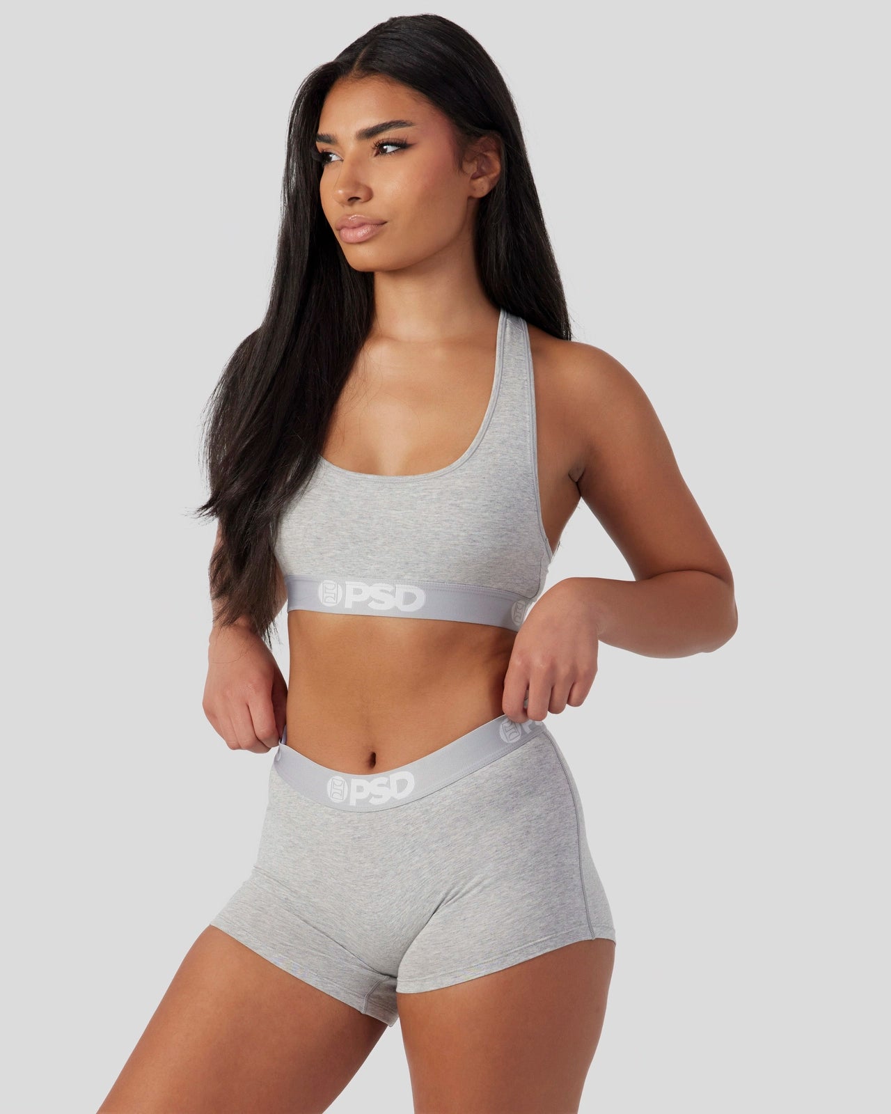 PSD Modal Solids - Athletic Grey - Sports Bra - Modal