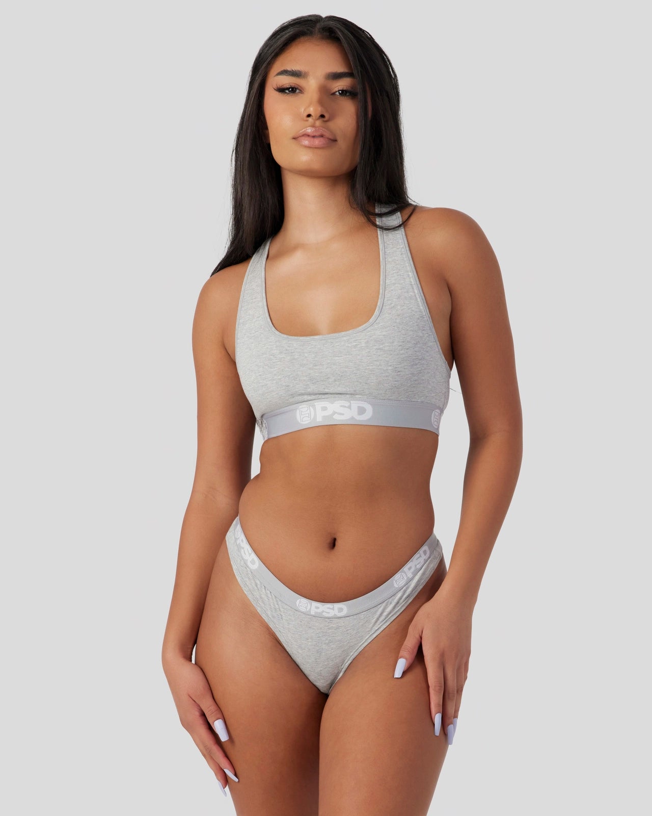 PSD Modal Solids - Athletic Grey - Thong - Modal