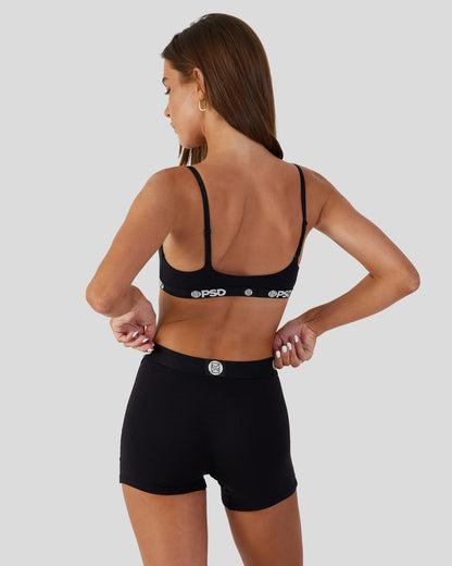 PSD Modal Solids - Black - Scoop Bralette - Modal