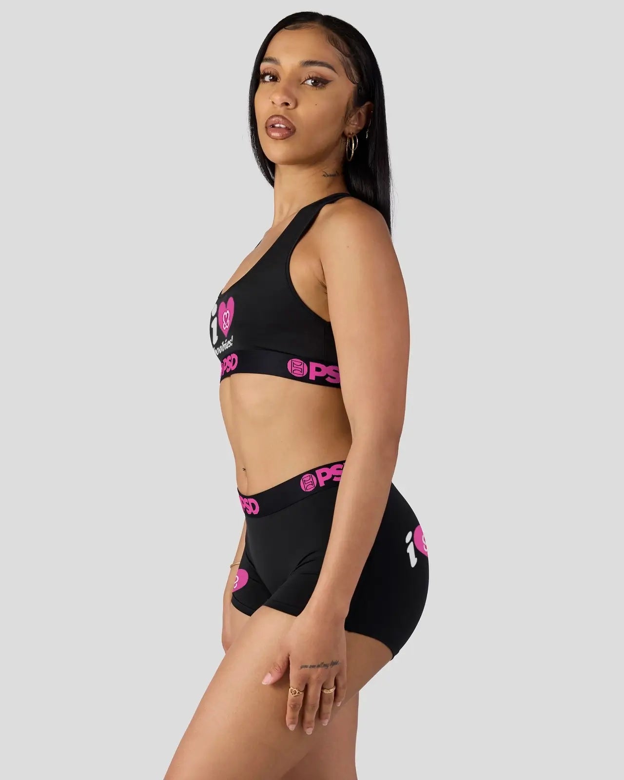 PSD Keep A Breast - I Heart Boobies - Boy Short