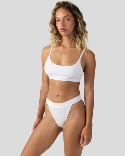 PSD Modal Solids - White - Tanga - Modal