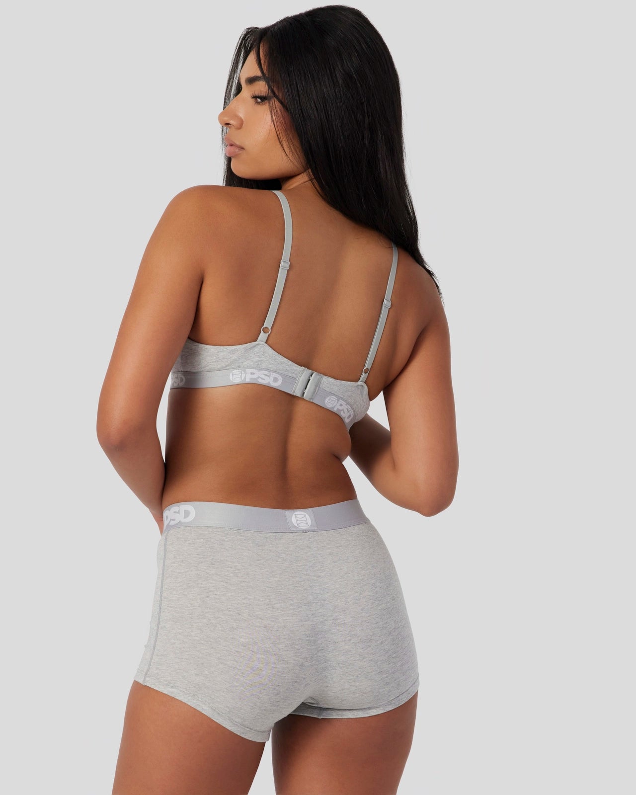 PSD Modal Solids - Athletic Grey - Triangle Bralette - Modal