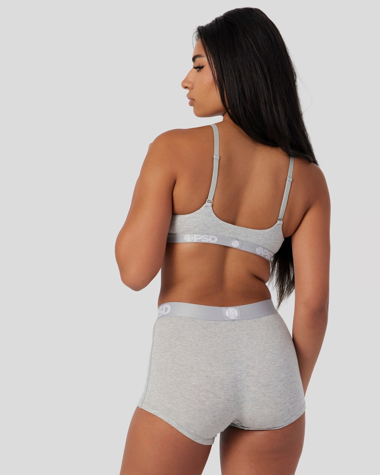 PSD Modal Solids - Athletic Grey - Scoop Bralette - Modal
