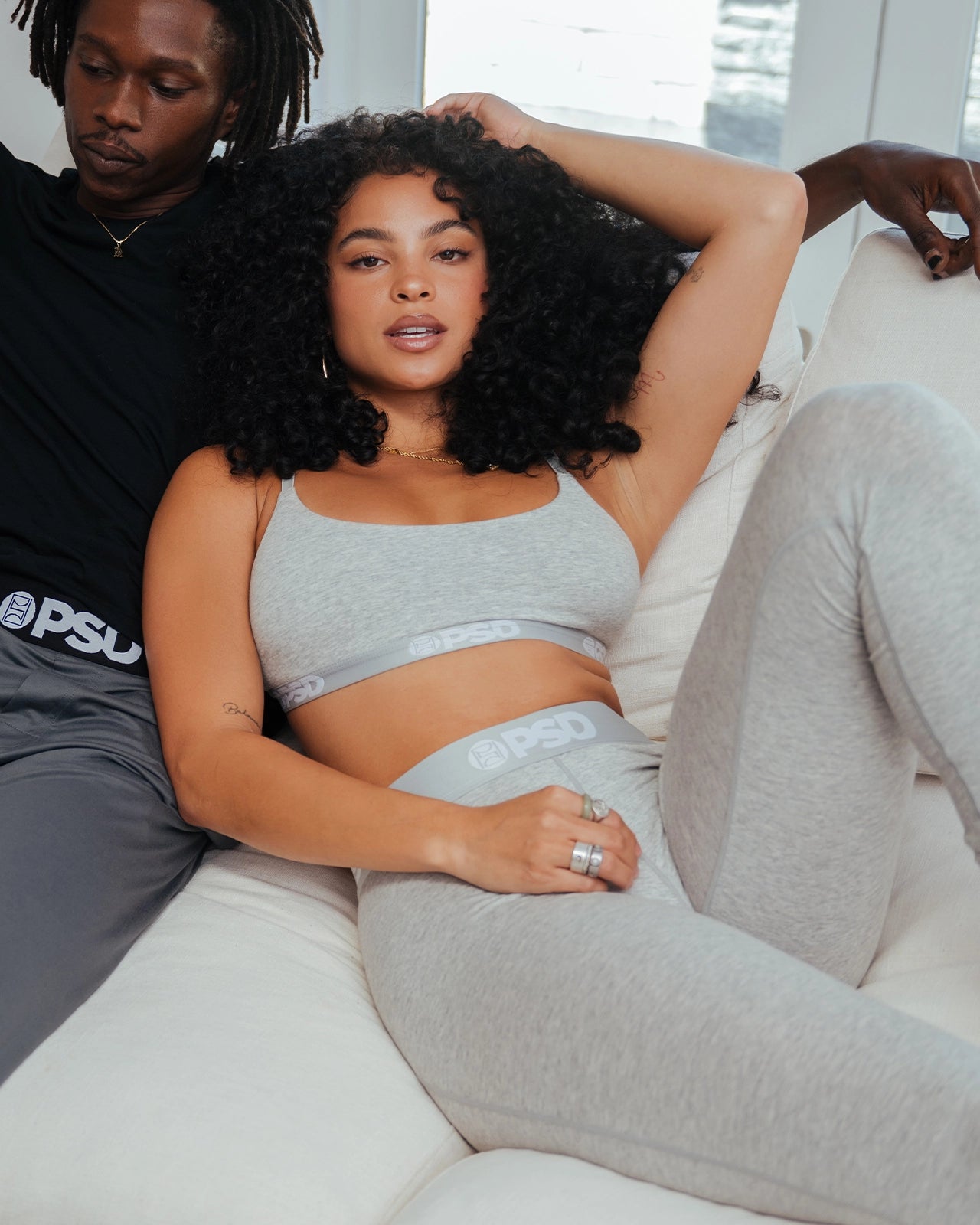 PSD Modal Solids - Athletic Grey - Scoop Bralette - Modal