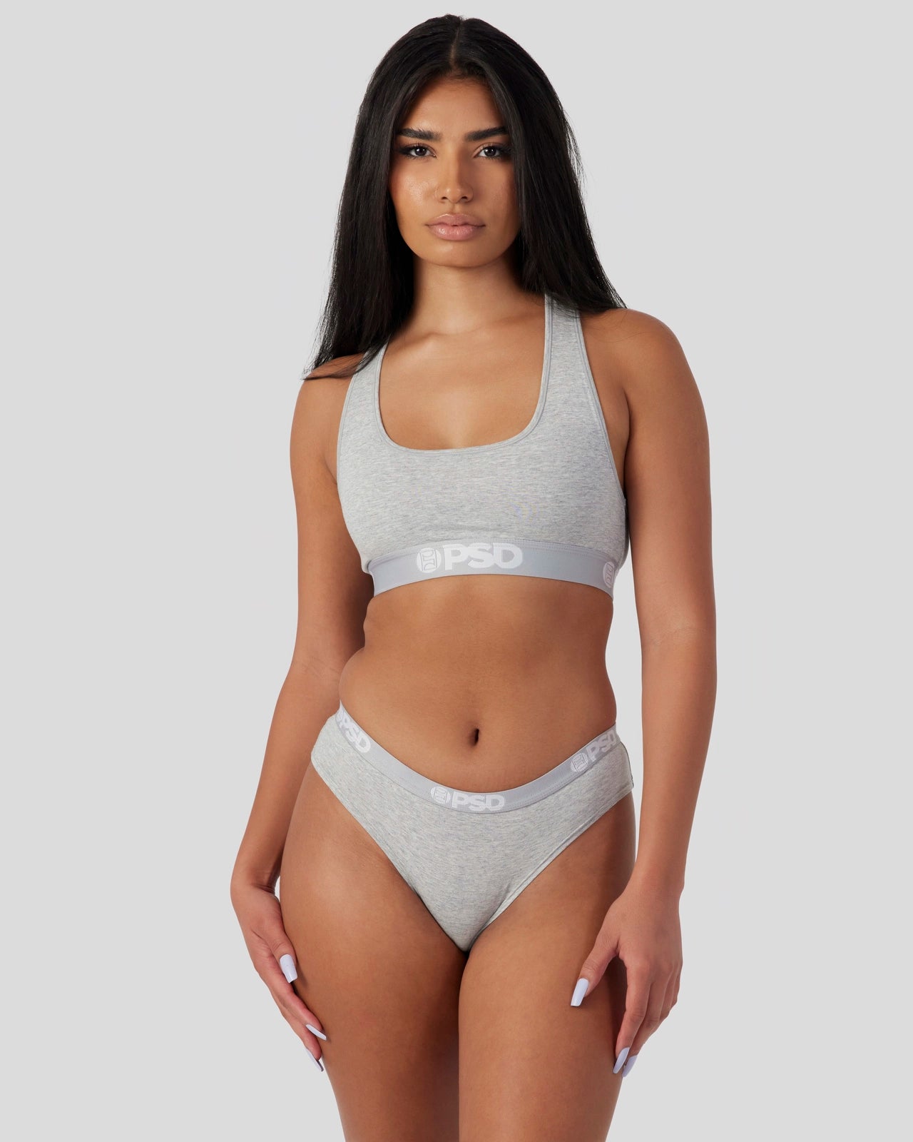 PSD Modal Solids - Athletic Grey - Cheeky - Modal