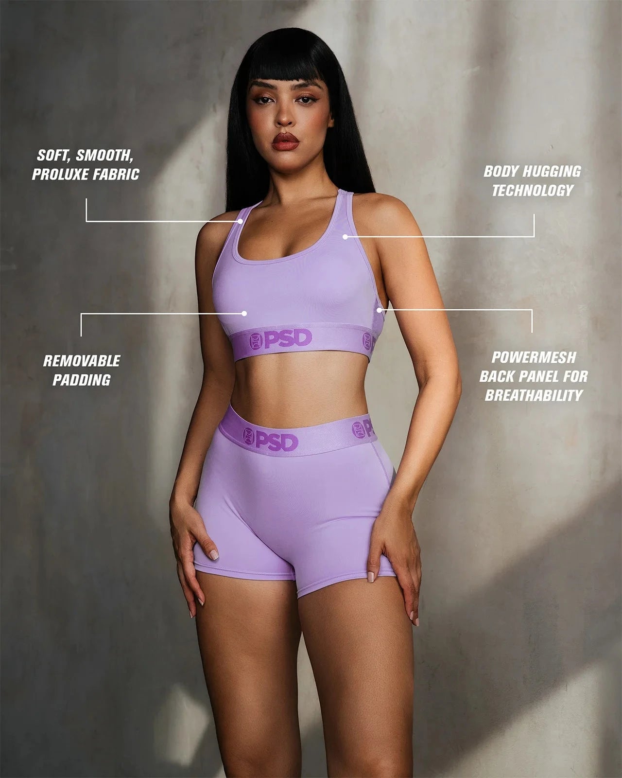 PSD ProLuxe - Lavender - Performance Bra