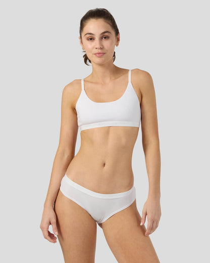 PSD Modal Solids - White - Cheeky - Modal