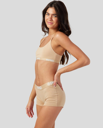 PSD Modal Solids - Sand - Scoop Bralette - Modal