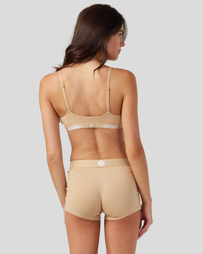 PSD Modal Solids - Sand - Scoop Bralette - Modal
