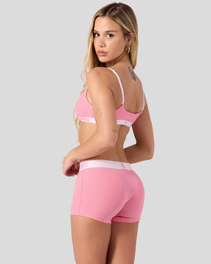 PSD Ribbed - Baby Pink - Scoop Bralette - Ribbed