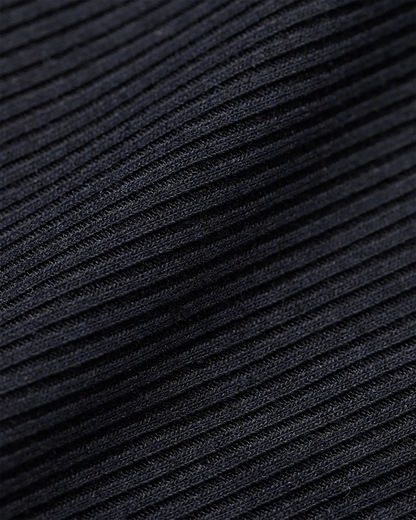 PSD Ribbed - Black - Thong - Ribbed